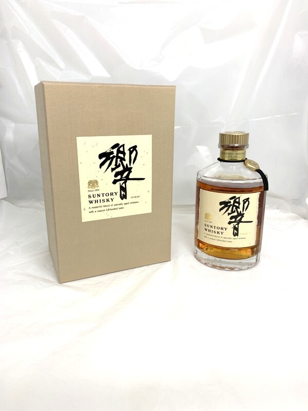 【東京都内限定発送】1000円スタート サントリー ウイスキー 響 裏ゴールド 金キャップ 向獅子 HIBIKI 750ml 43% 未開栓 箱付 4E31