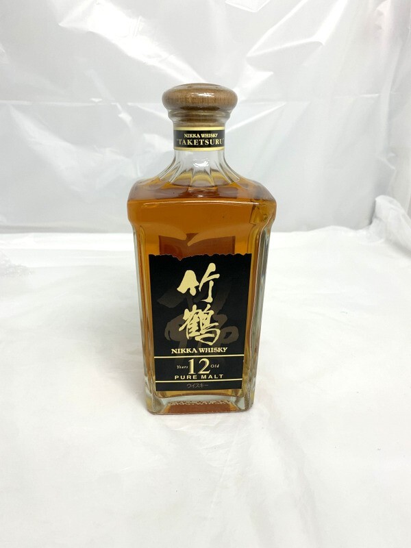 【東京都内限定発送】ウイスキー NIKKA TAKETSURU Years 12 Old PURE MALTニッカ 竹鶴 12年 ピュアモルト 角瓶 660ml 40% 未開栓 4E34