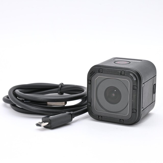 ＜並品＞ GoPro HERO4 Session CHDHS-101-JP｜小型ウェアラブルカメラ｜防水対応｜動作良好｜使用感あり