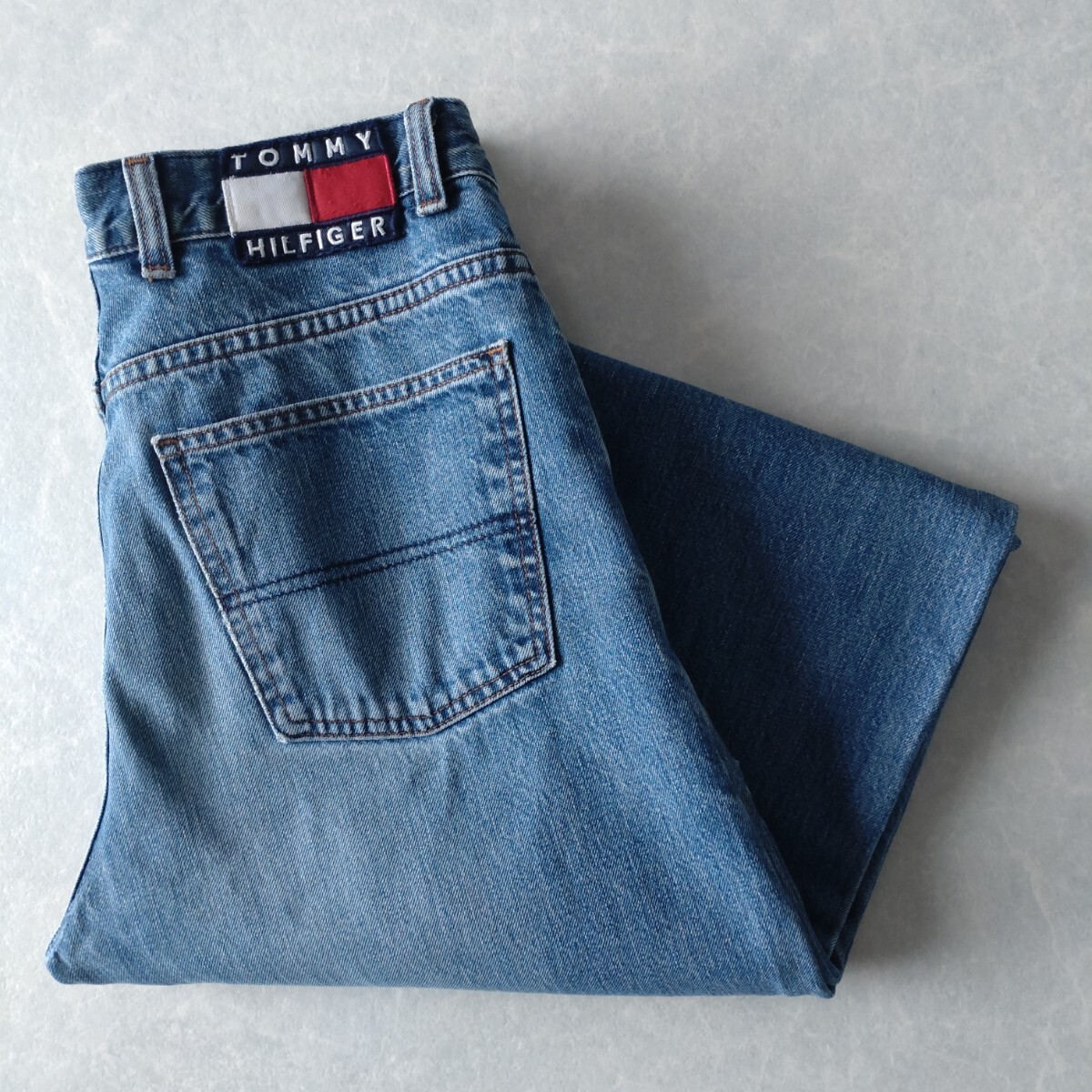 ■古着 TOMMY JEANS トミージーンズ TOMMY HILFIGER トミーヒルフィガー ジーンズ デニムパンツ W32L30【L5992】