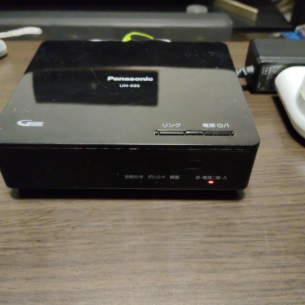 Panasonic 2019年製 UN-E8S テレビチューナー ポータブルテレビ用 パナソニック プライベート ビエラ 地上デジタル BS CS 中古 通電OK