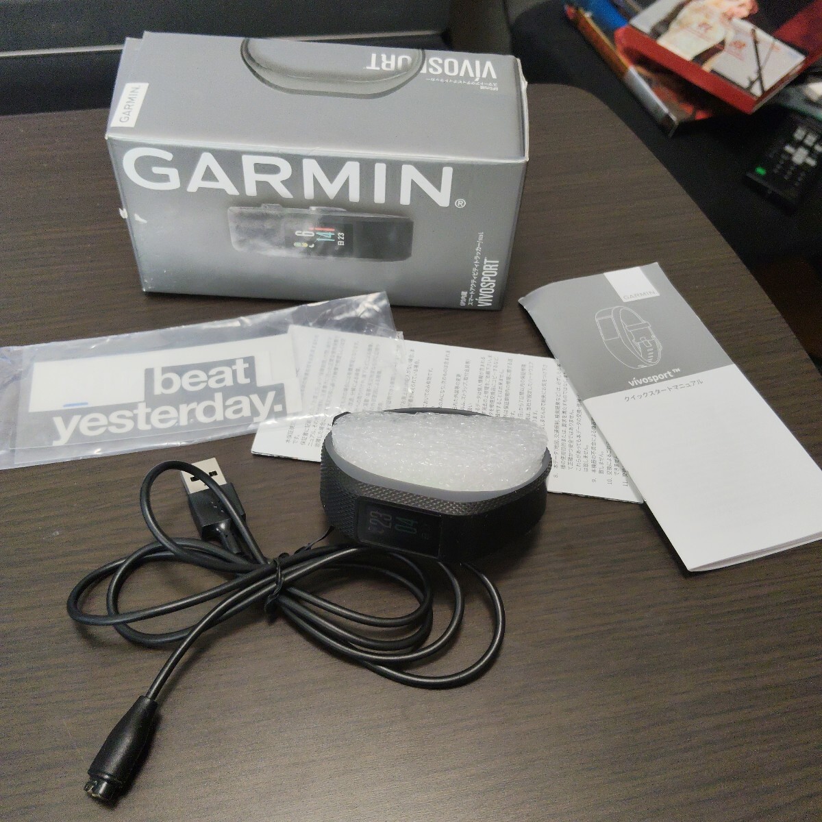 ガーミン 時計 GARMIN スマートウォッチ vivosport レディース メンズ スマートブレスレット 睡眠