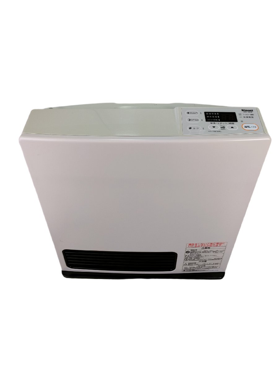 ２　Rinnai リンナイ SRC-364E ガスファンヒーター 2016年製 LPガス プロパンガス ジャンク品 ガスホース付き