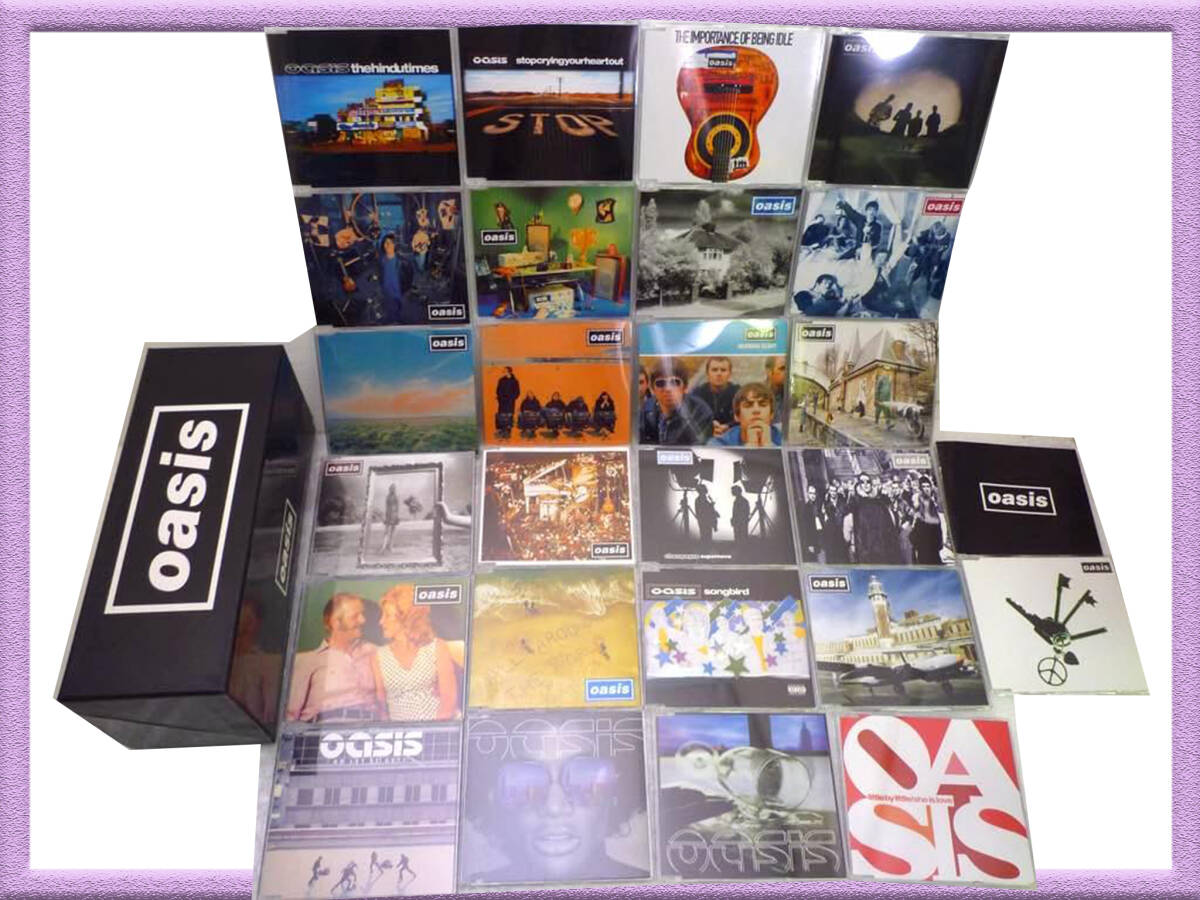 オアシス コンプリート シングルコレクション Oasis Complete Singles '94-'05 ボックス 完全生産限定盤 曲解説Book 貴重 エピックソニー