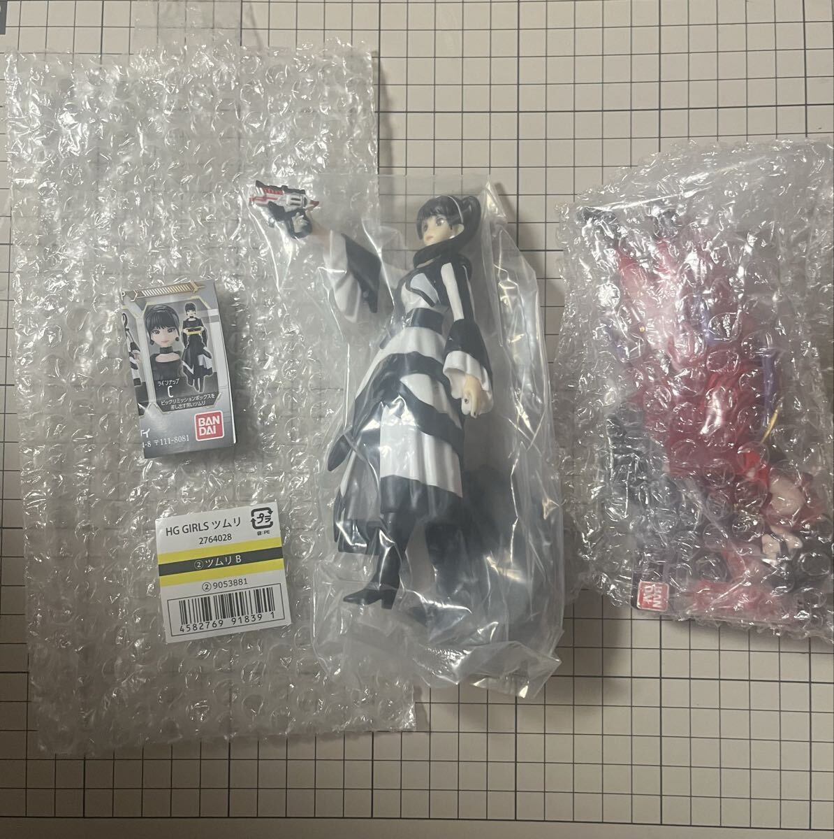 バンダイ　HG GIRLS ツムリB アギレラC 2体セット　仮面ライダー