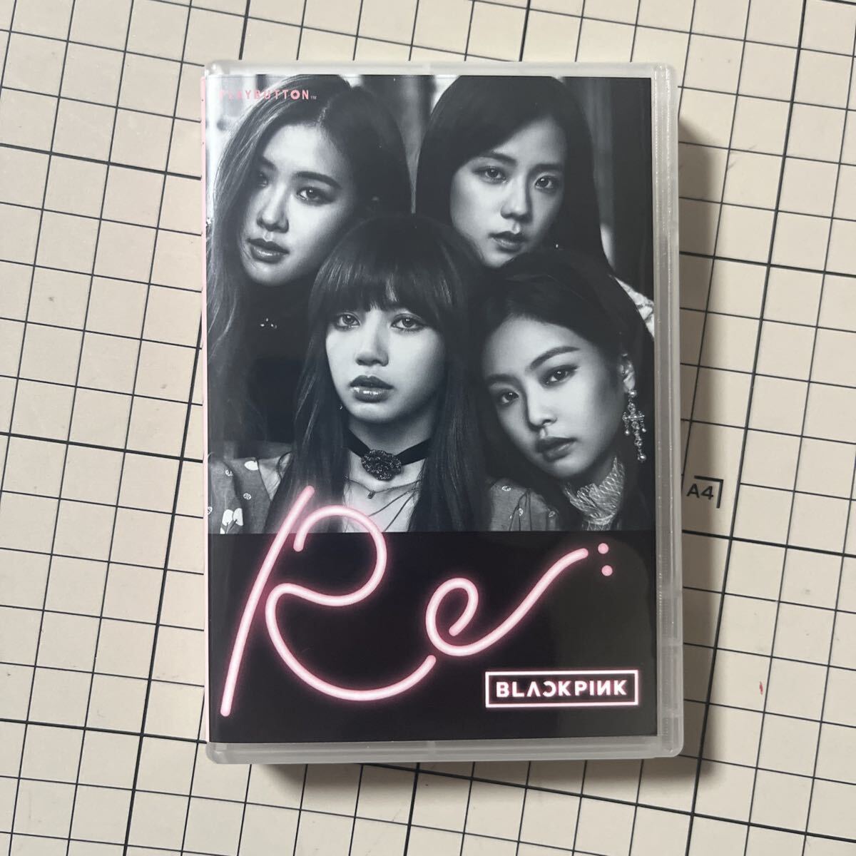 プレイボタン　PLAY BUTTAN ブラックピンク　blackpink RE 中古動作確認済