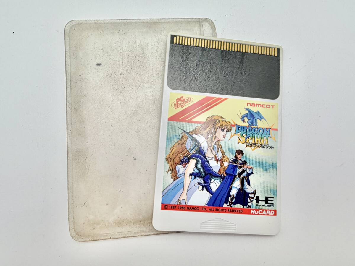 《11》PCエンジン ドラゴンスピリット HuCARD ナムコ 動作未確認