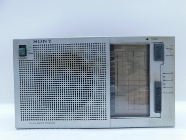 ★小3275 ソニー ラジオ FM/AM 2BANDS SONY 昭和レトロ 92603252