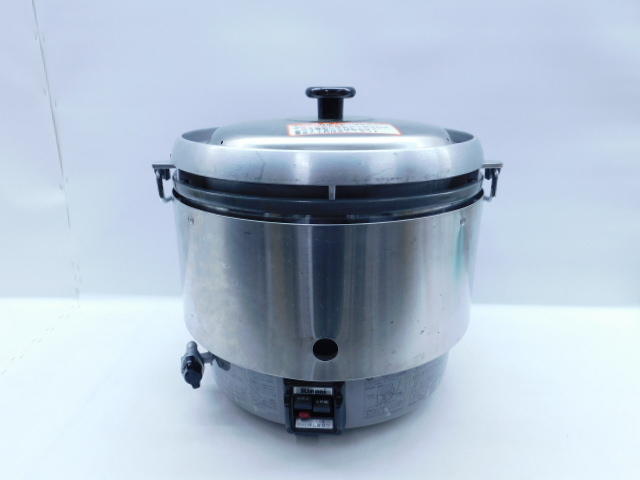 ★小3309 リンナイ 業務用 炊飯器 RR-30S2 都市ガス用 6L用 3升 2021年製 ガス炊飯器 (足ガタつき有り) 12603231