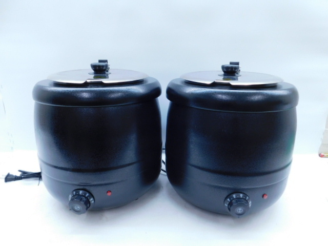 ★小3316 スープジャー ZG-NTB10L-A 10L 2個まとめて スープウォーマー スープポット 保温ジャー Electric Heating Pot 業務用 12603231