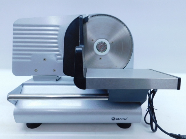 ★小3318 ミートスライサー DIYU 業務用 スライサー 電動 肉スライサー 冷凍肉 ハム ソーセージ パン チーズ 野菜 厨房 12603231