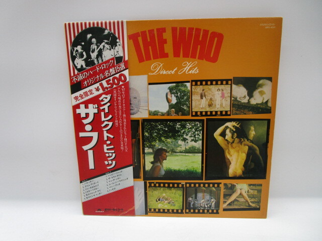 ★井0949 帯付 The Who/Direct Hits　ザ・フー/ダイレクト・ヒッツ レコード LP LP盤 コレクター放出品 同梱可 32509081