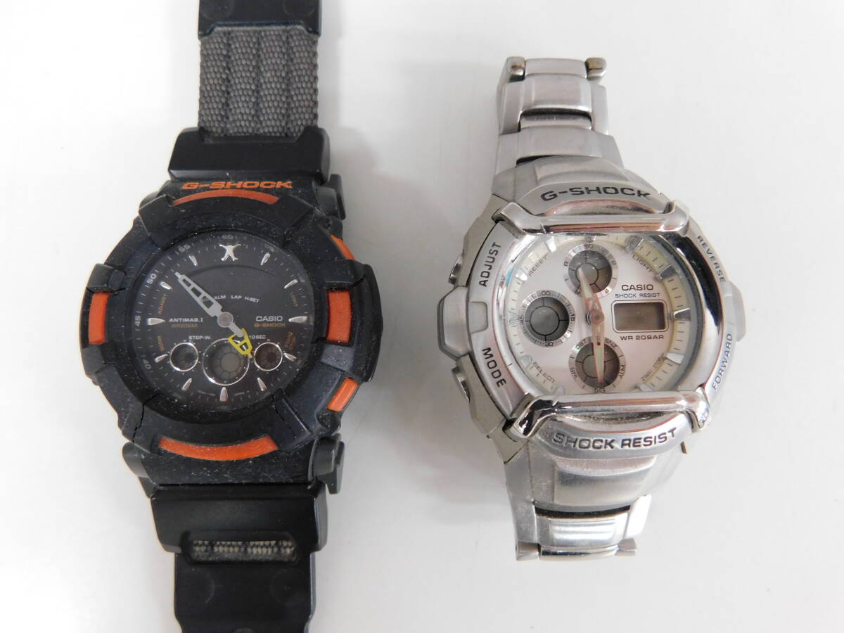 ジャンク CASIO カシオ G-SHOCK 2本まとめ 腕時計 Gショック AW-510RX G-501D 現状品 激安1円スタート