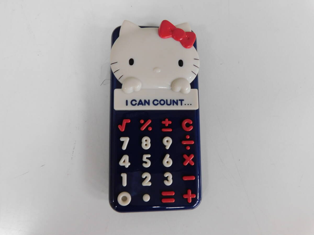 ハローキティ フェイス型 キー電卓 レトロ 激レア スライドカバー 計算機 サンリオ 未使用 激安1円スタート 