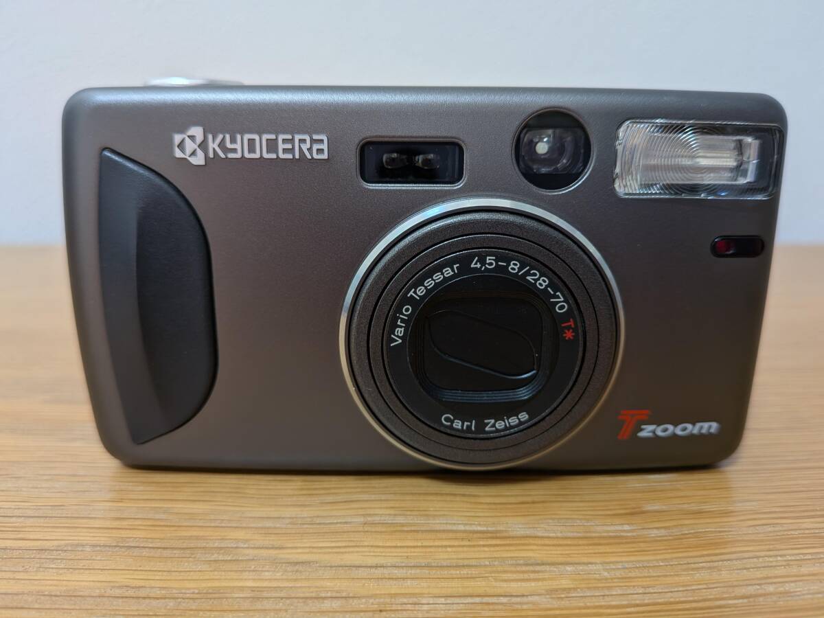 KYOCERA T Zoom Vario Tessar 4.5-8/28-70 T* 京セラ コンパクトフィルムカメラ ジャンク