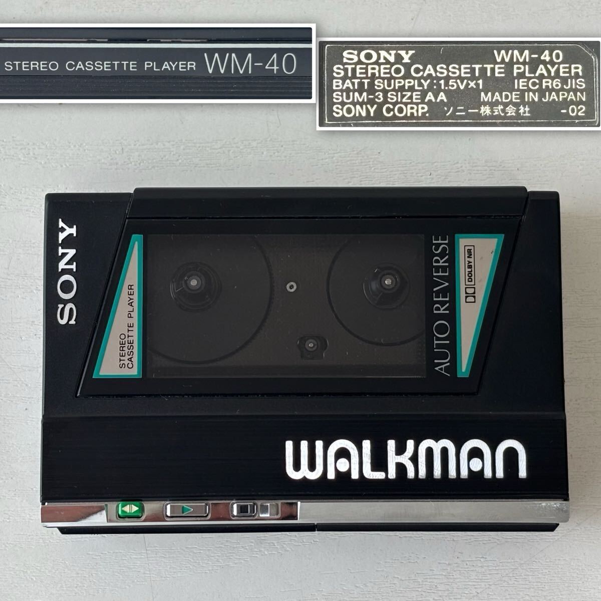 SONY WALKMAN WM-40 本体1点 ソニー ウォークマン ジャンク品