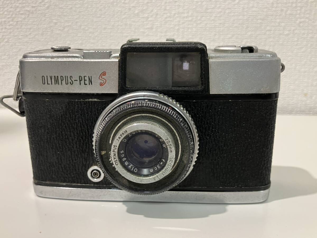 OLYMPUS-PEN S オリンパス ペン フィルム カメラ 動作未確認 ジャンク　24078