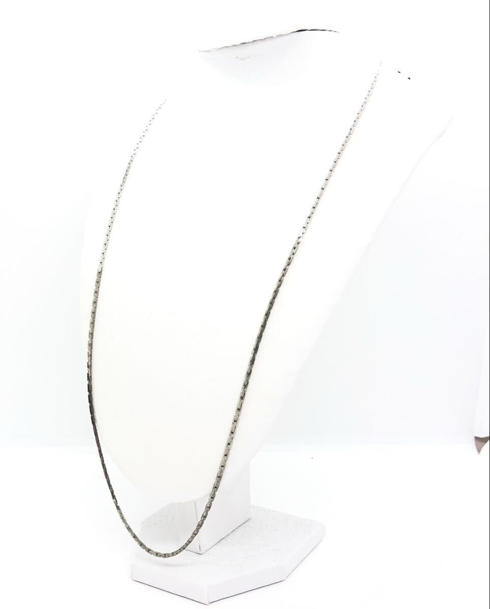 三162 GIVENCHY ジバンシー チェーン ネックレス アクセサリー シルバーカラー　ヴィンテージ　首周り約75㎝(T)