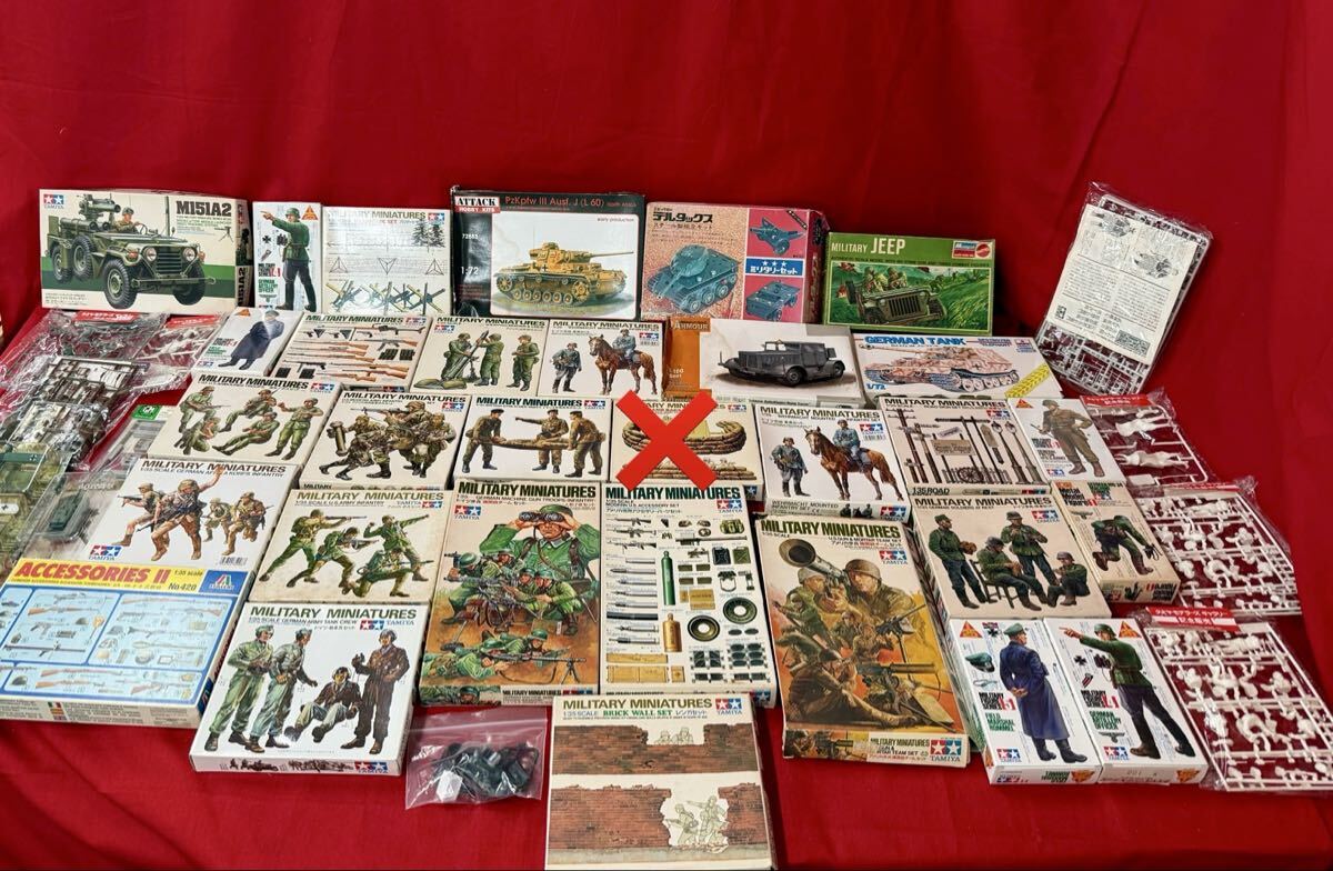 GA148 タミヤ 1/35 ミリタリーミニチュア他 大量まとめ売り 未組立あり パーツ欠品あり