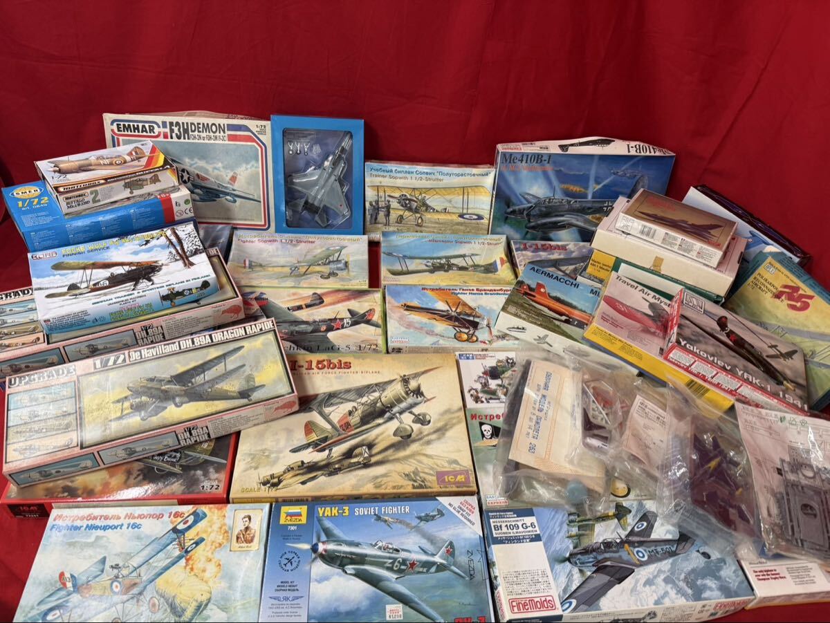 GA145 1/72 航空機プラモデル 大量まとめ売り ICM Zvezda FineMolds 東欧機 WWII 複葉機 未組立多数