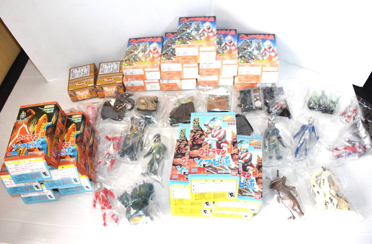 M　ウルトラ怪獣名鑑 ウルトラマン 其ノ一 其ノ二　ソフビ道 ウルトラマン ウルトラQ まとめ売り ２１個 コレクション