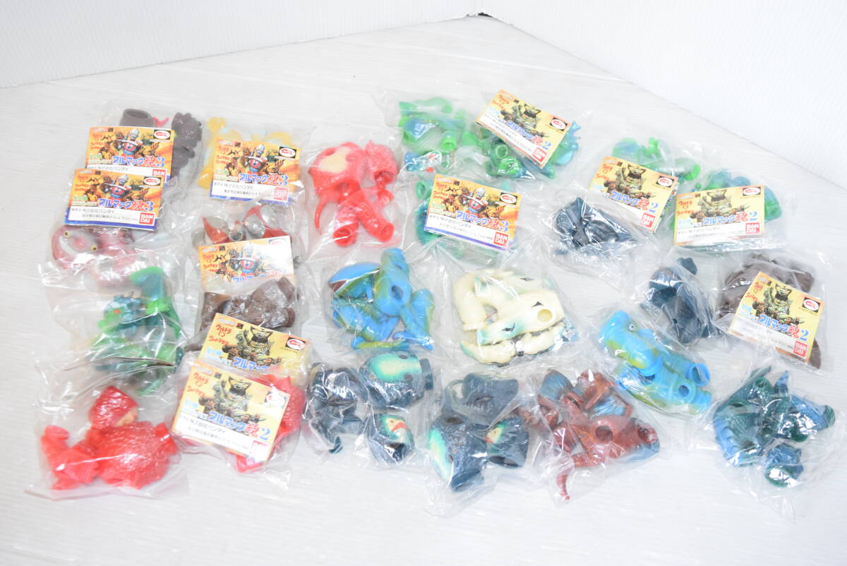 M　ブルマァク魂2.3 ブルマァク ウルトラマン ウルトラQ ソフビ ２４体まとめ カプセルトイ ガチャガチャ 特撮 怪獣 ブルマァク魂