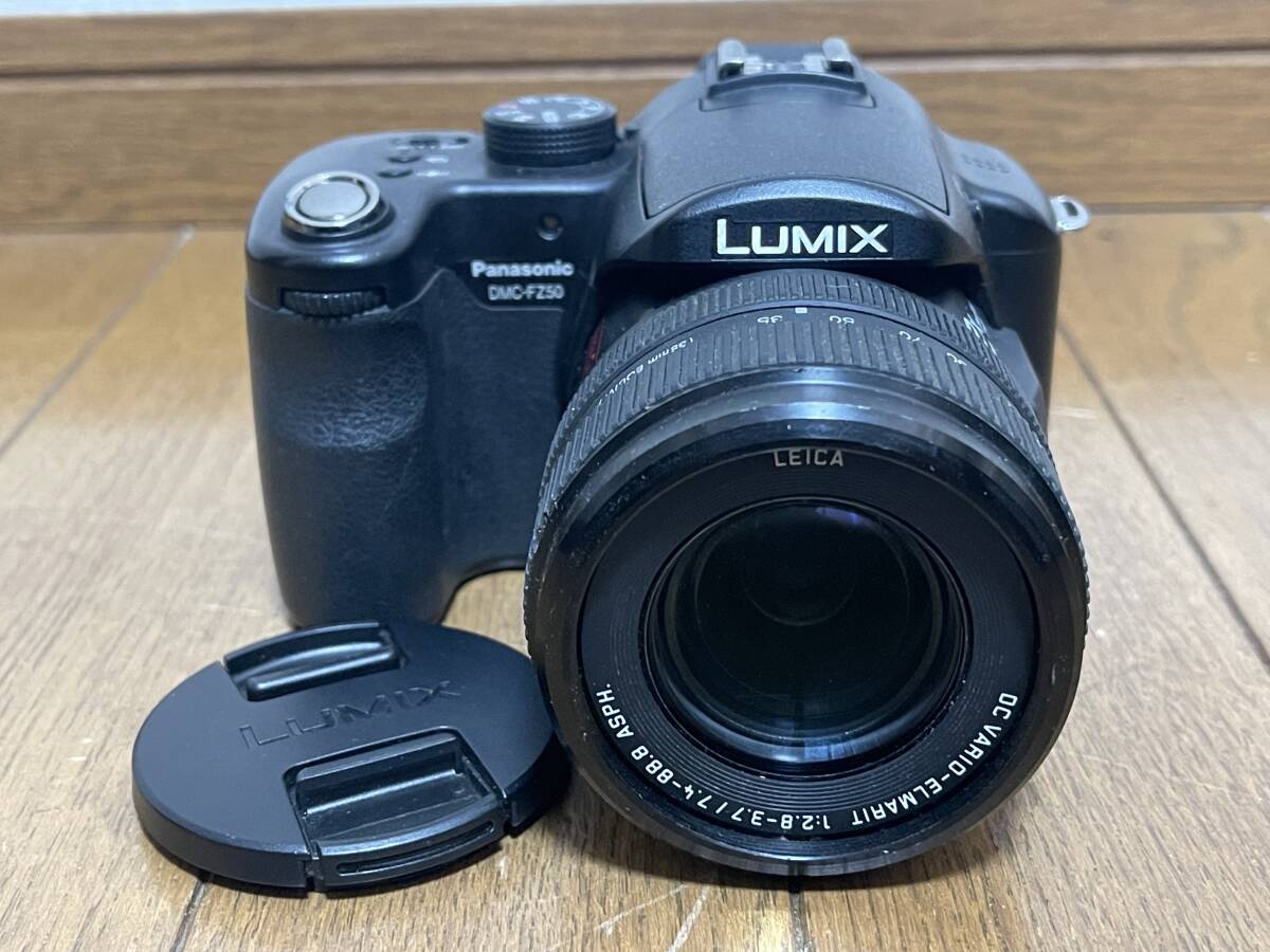 Panasonic パナソニック LUMIX DMC-FZ50 コンパクトデジタルカメラ 光学12倍ズーム 手ブレ補正 LEICA ライカ コンデジ 6157