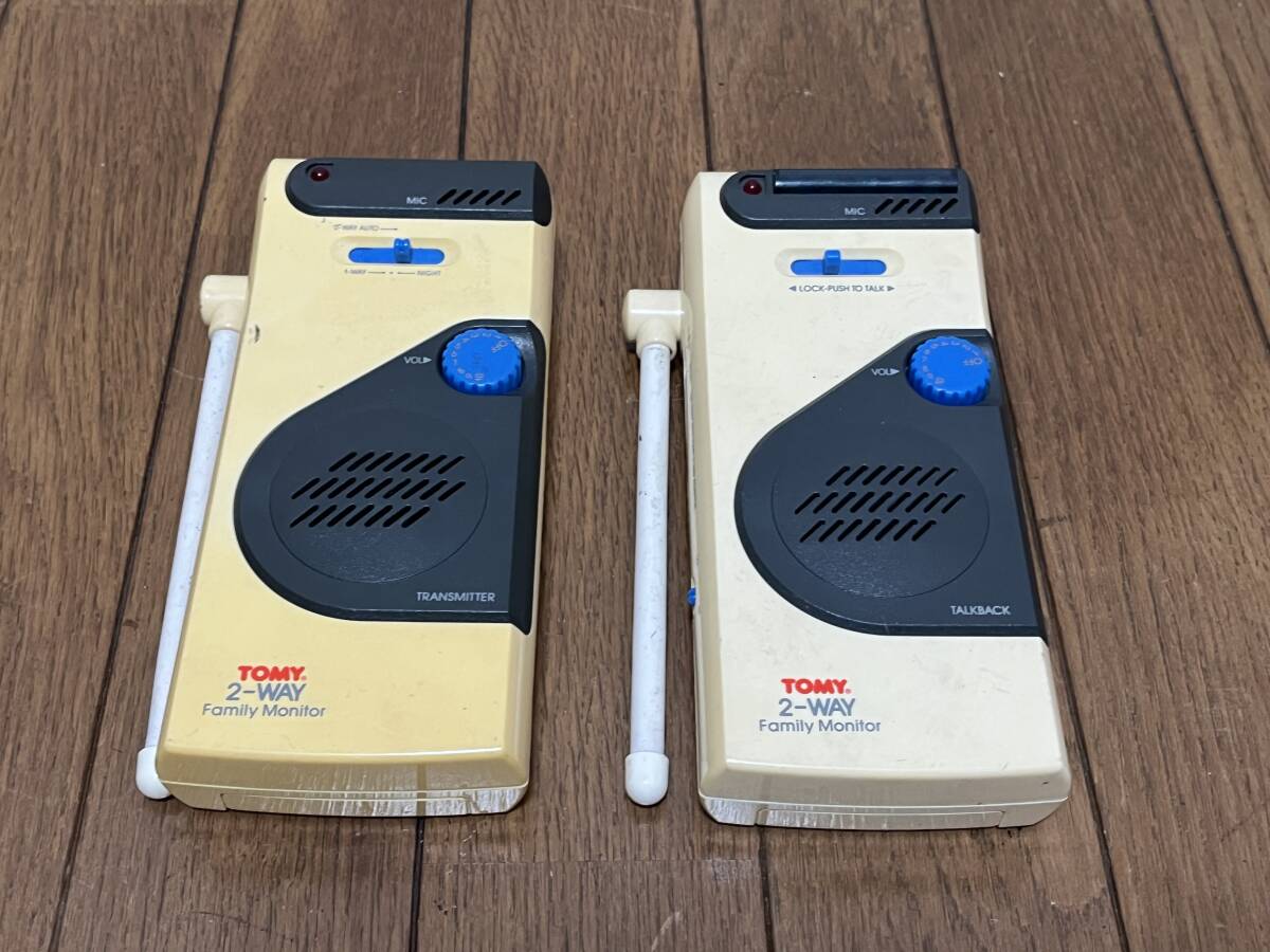 TOMY タカラトミー 2-WAY ファミリーモニター ベビーモニター 簡易トランシーバー 6205