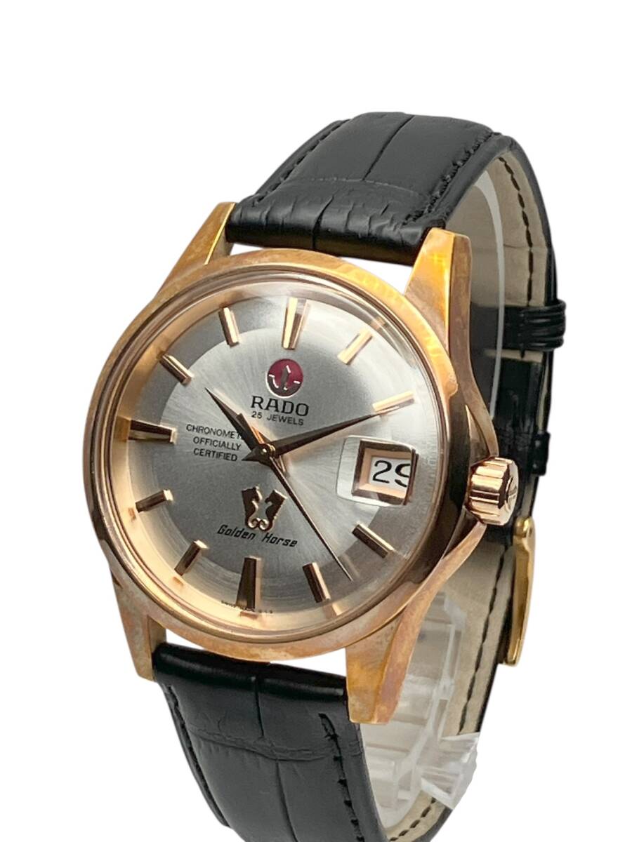 RADO 658.3835.2 ラドー ゴールデン ホース クロノメーター メンズ 自動巻 美品 //IS126007