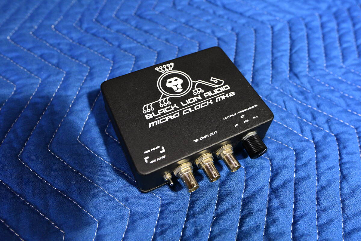 Black Lion Audio Micro Clock mkII オーディオ用 クロックジェネレーター 192khz 75Ω 9V