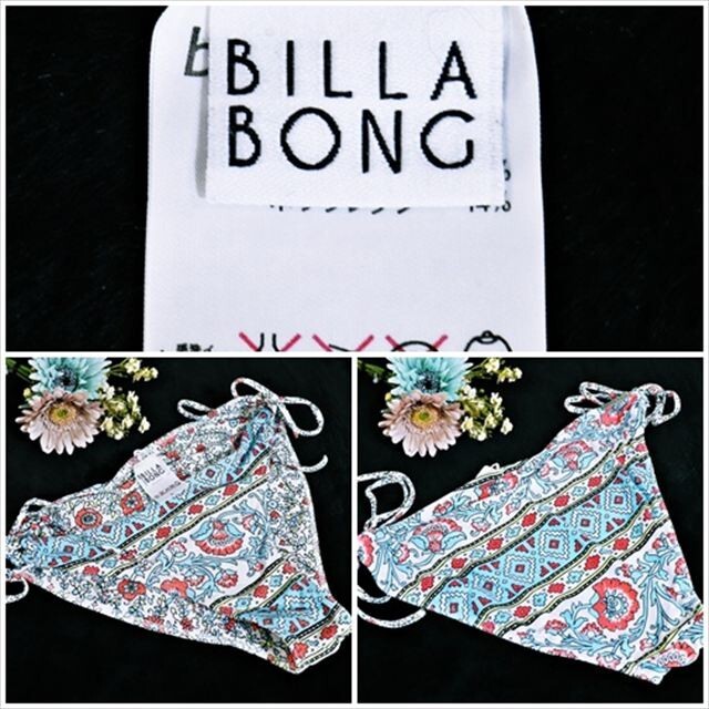 BE7-C33☆//BILLA BONGビラボン♪Lサイズ*パステルカラーの愛らしさと繊細デザイン*ボトムス*水着※一番安価な送料はゆうパケットなら250円