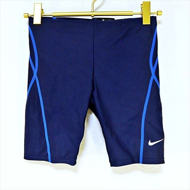 BE7-E10☆//新品タグ付き☆NIKEナイキ*クールなブルーステッチ*メンズ競泳水着※一番安価な送料はゆうパケットなら250円