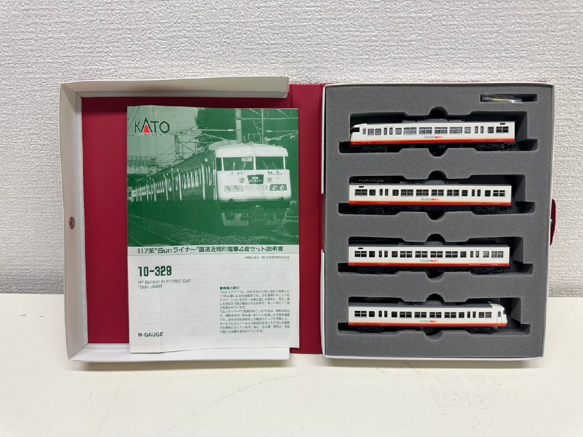 U049-X16-541 KATO 10-329 117系 直流近郊形電車 Sunライナー 現状品①大阪