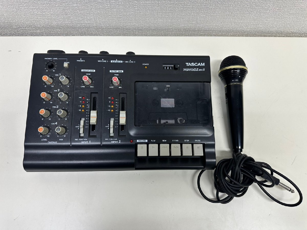 U054-X14-605 TASCAM タスカム PORTA-02MKⅡ マルチトラックレコーダー 現状品①大阪