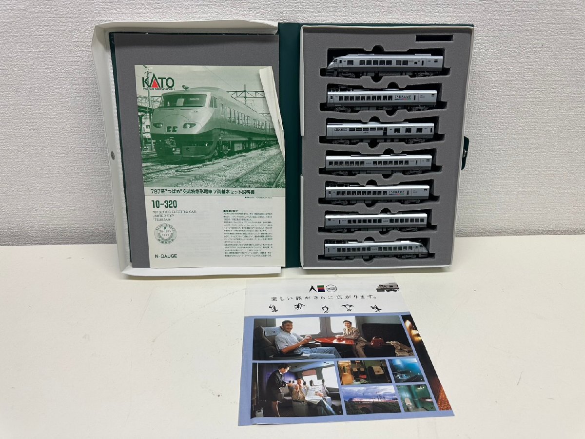 U044-X16-518 KATO 10-320 787系 つばめ 交流特急形電車 現状品①大阪