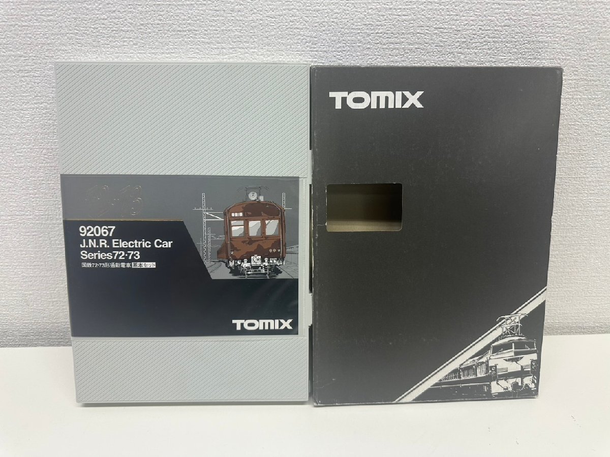 U006-X16-547 TOMIX Nゲージ 鉄道模型 92067 JR　国鉄72・73形通勤電車　基本セット 現状品①大阪