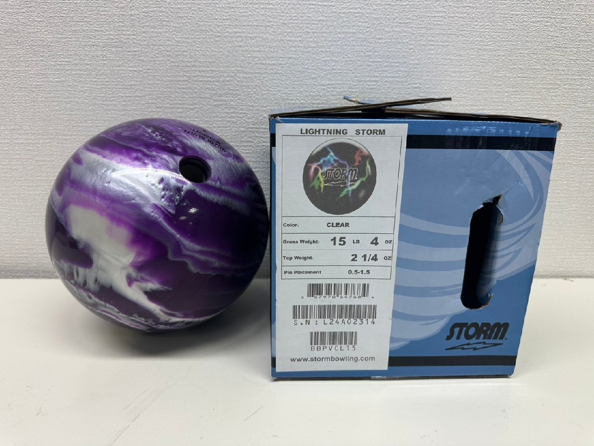 U023-X14-596 STORM ボウリング ボール 現状品①大阪