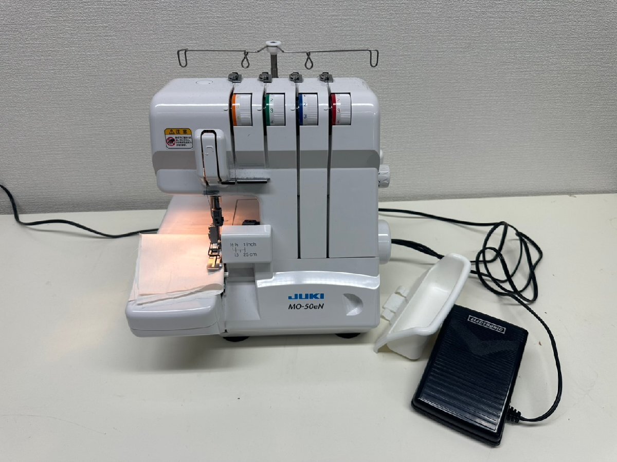 U018-X15-569 JUKI ジューキ MO-50EN ロックミシン 通電確認済み 現状品①大阪