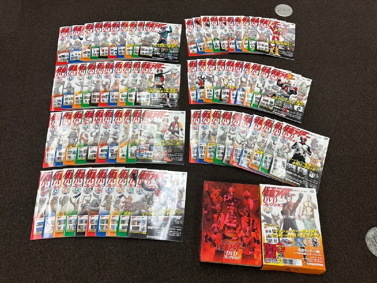 U081-X1-3714 仮面ライダー DVDコレクション　Vol.1～70 ディアゴスティーニ 現状品①大阪