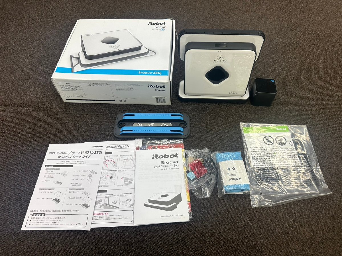 U084-X1-3592 iRobot 床拭きロボット ブラーバ380j ルンバ ロボット掃除機 現状品①大阪