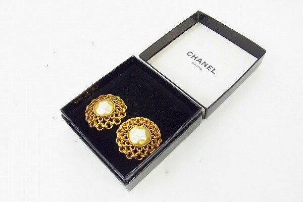 B031-J37-2579 CHANEL シャネル 23 イヤリング ペアセット アクセサリー 現状品③ 渋谷