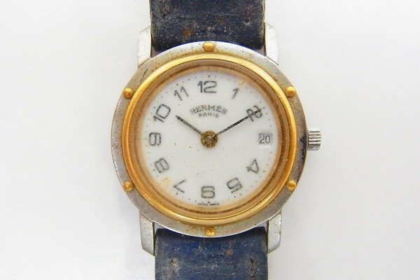 B076-N35-6358◎ HERMES エルメス レディース クォーツ 腕時計 現状品③ 渋谷 ◎