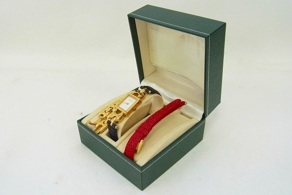 B033-N47-491 GUCCI グッチ 1800L レディース クォーツ 腕時計 現状品③ 渋谷