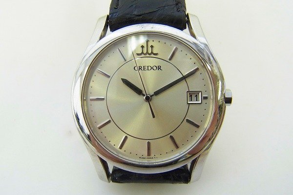 B003-J44-297◎ SEIKO セイコー CREDOR 8J82-0AA0 メンズ クォーツ 腕時計 現状品③渋谷 ◎