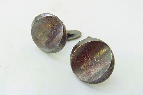 B066-S3-19482◎ ジョージ ジェンセン SILVER 925 カフス ペアセット アクセサリー 現状品③ 渋谷 ◎