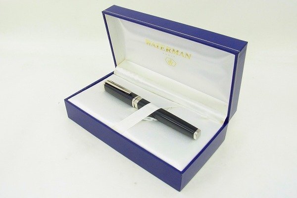 B037-X3-73368 WATERMAN ウォータマン 18K-750 万年筆 箱付き 現状品③ 渋谷