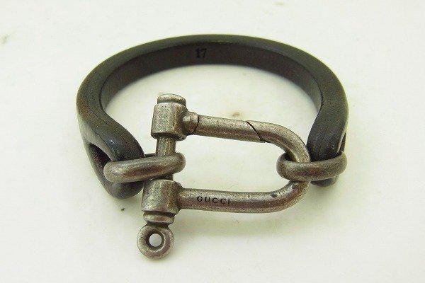 B052-J27-2467◎ GUCCI グッチ SILVER 925 ブレスレット アクセサリー 現状品③ 渋谷 ◎