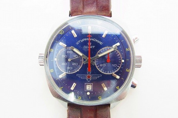 B041-N37-4883◎ wtypmahckne シュトゥルマンスキー メンズ 手巻き 腕時計現状品③ 渋谷 ◎