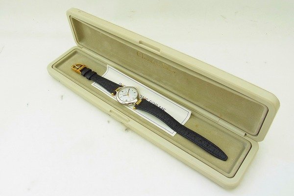 B138-N46-413 Christian Dior ディオール 3007 メンズ クォーツ 腕時計 現状品③ 渋谷