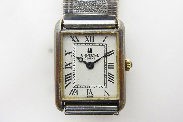 B169-00000◎ UNIVERSAL GENEVE ユニバーサルジュネーブ SILVER 925 レディース クォーツ 腕時計 現状品③ 渋谷 ◎